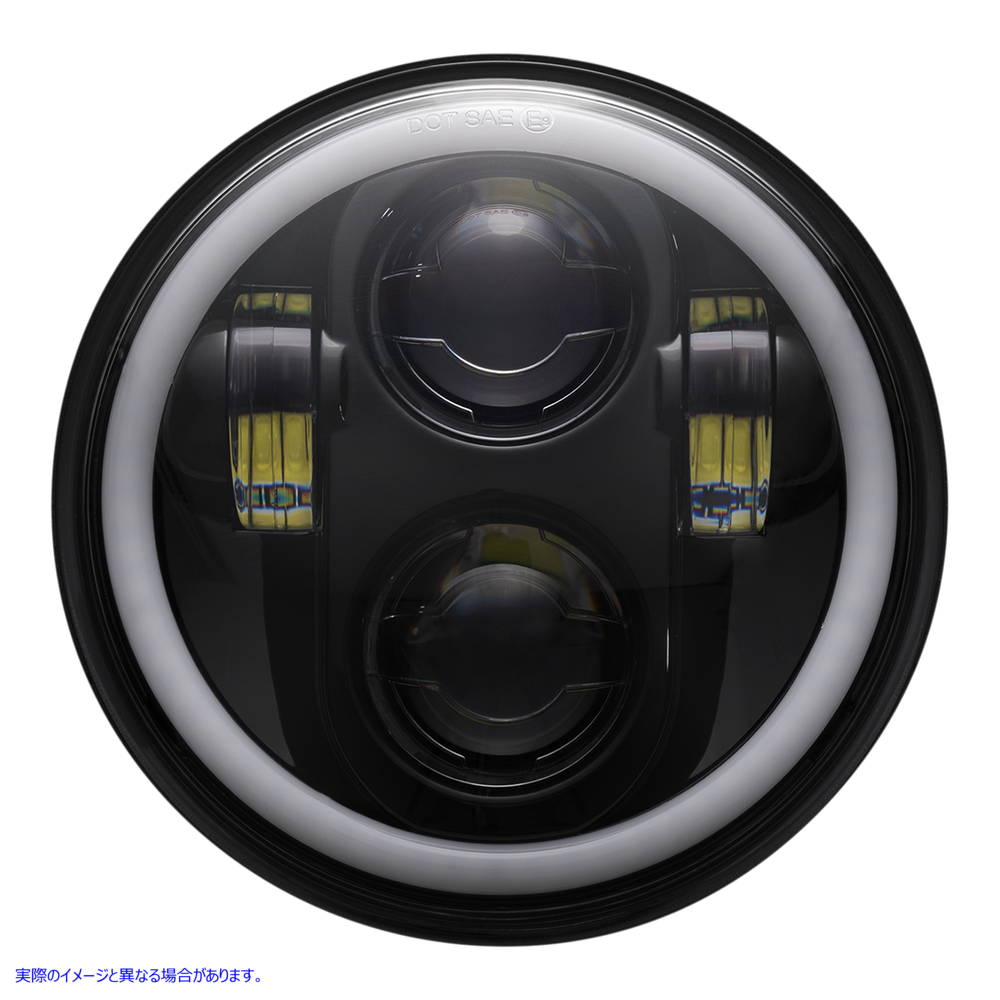 取寄せ ヘッドライト - ブラック カスタムダイナミクス Headlight - Black CD-575-H-B 20012483