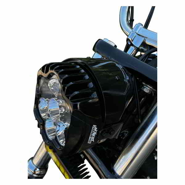 【並行輸入品】 カスタムダイナミクス LEDヘッドライト - Shark DemonR - 台座マウント SD2-PM-W 20012843