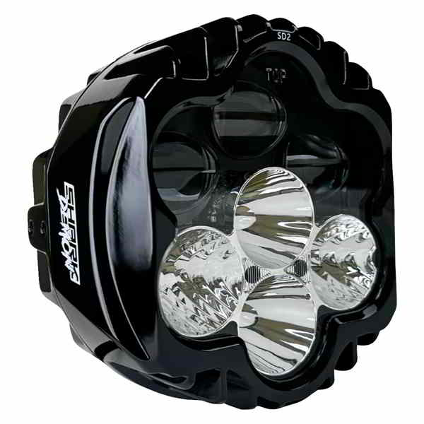 【並行輸入品】 カスタムダイナミクス LEDヘッドライト - Shark DemonR - FLHX/SE SD2-23BAT-W 20012844