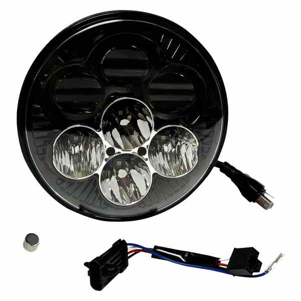 【並行輸入品】 カスタムダイナミクス ヘッドライト - Shark DemonR - LED - カラーチェンジ SD2-7-14 20012926