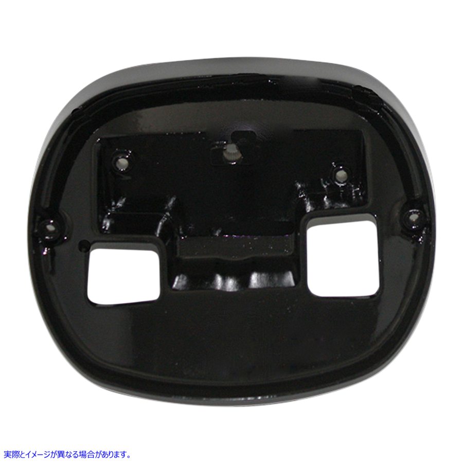 取寄せ テールライトベースプレート カスタムダイナミクス Taillight Base Plate - Black TL-BASEPLATE-B 20101276