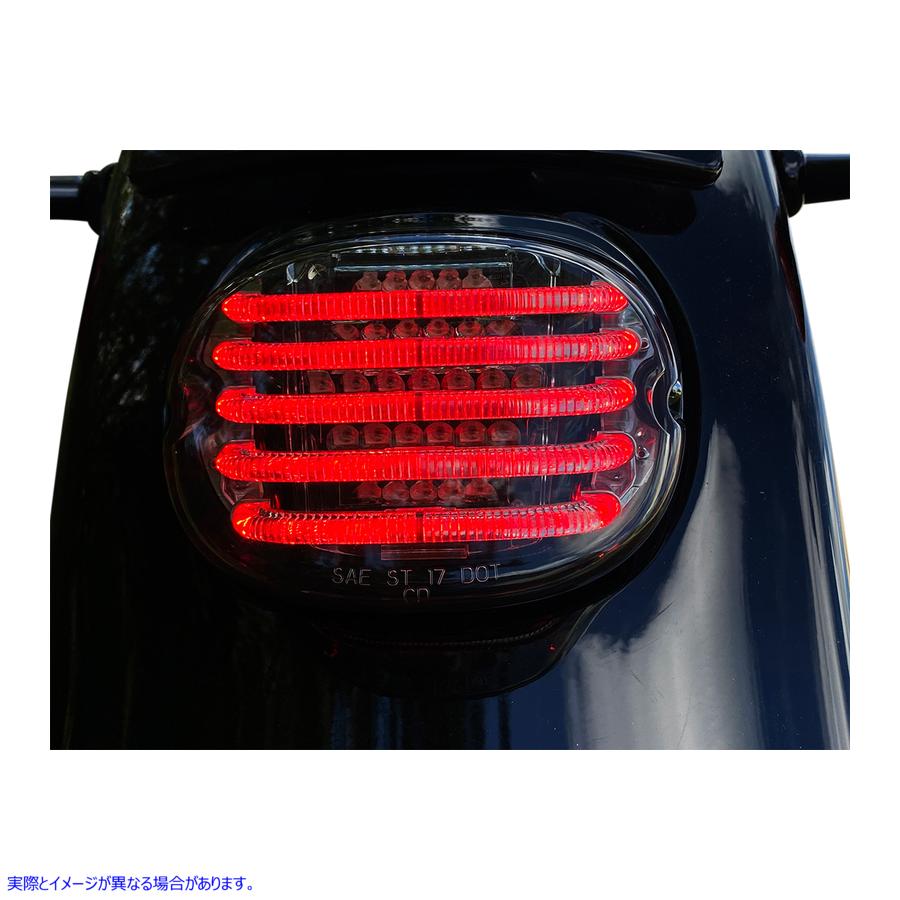 取寄せ テールライト/ターンシグナル - トップウィンドウ - スモークレンズ カスタムダイナミクス Taillight/Turn Signal - Top Window - Smoke Lens PB-TL-INT-TW-S 20101417