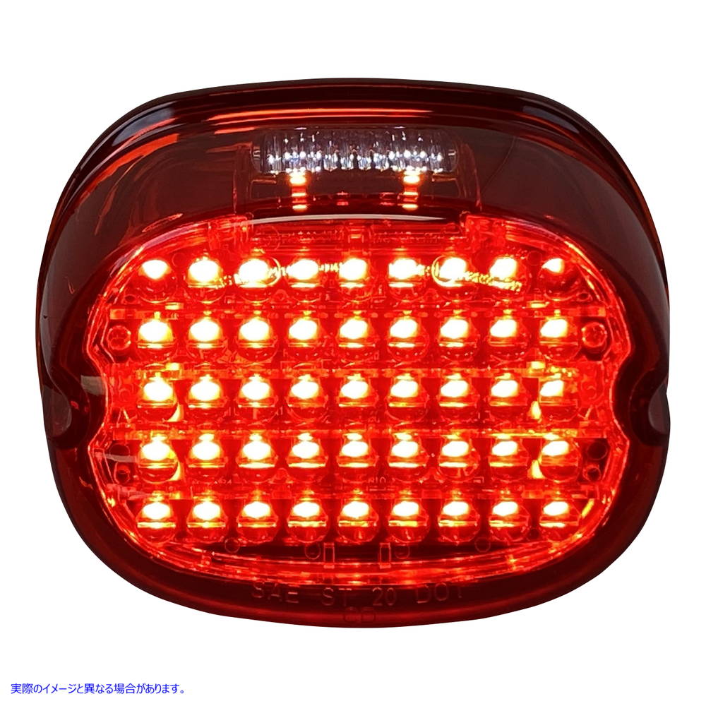 取寄せ テールライト - 上部ウィンドウ - 赤 カスタムダイナミクス Taillight - Top Window - Red CD-TL-TW-R 20101435