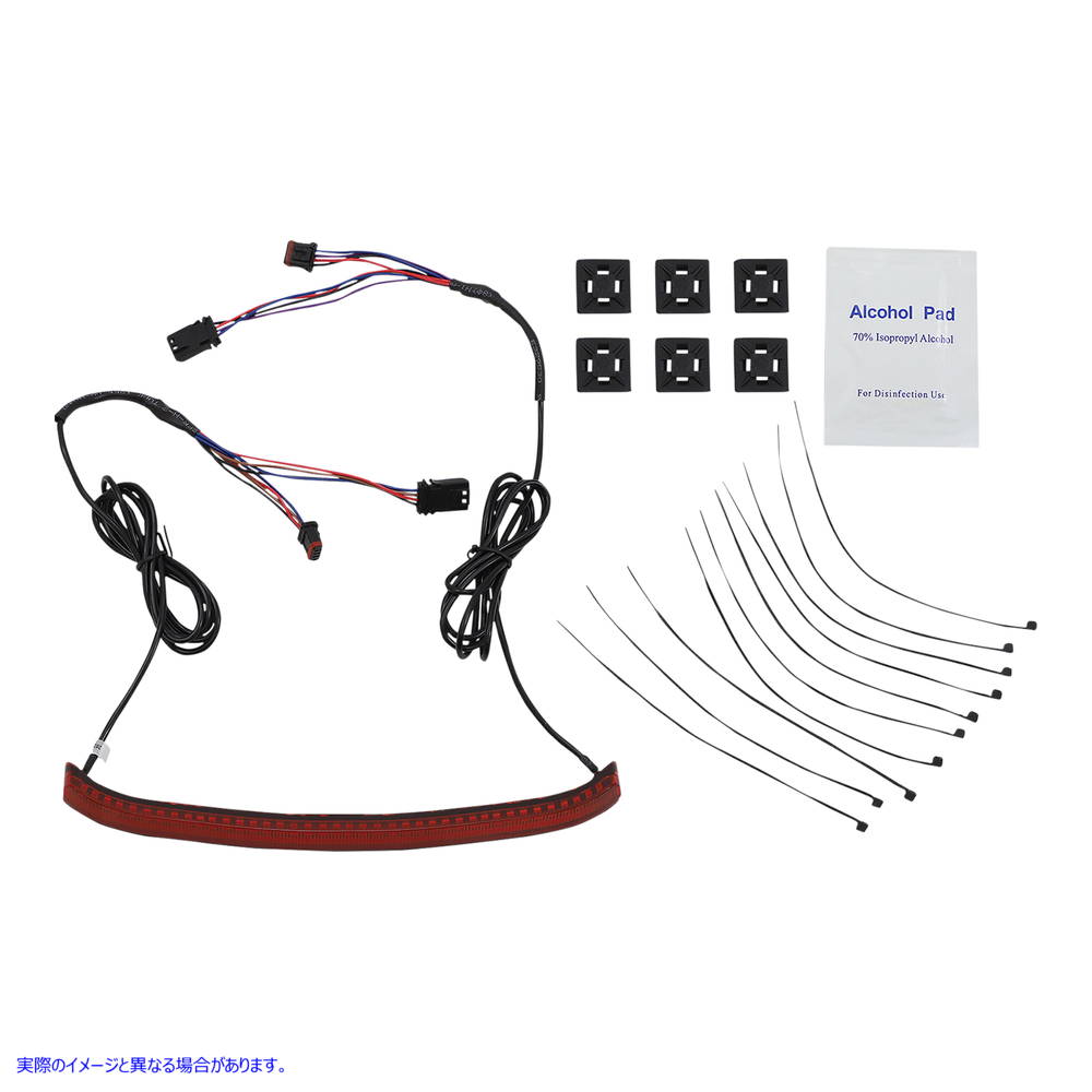 取寄せ ターンシグナル付きテールライト - 赤 カスタムダイナミクス Taillight with Turn Signals - Red CD-FATBOY-R 20101465