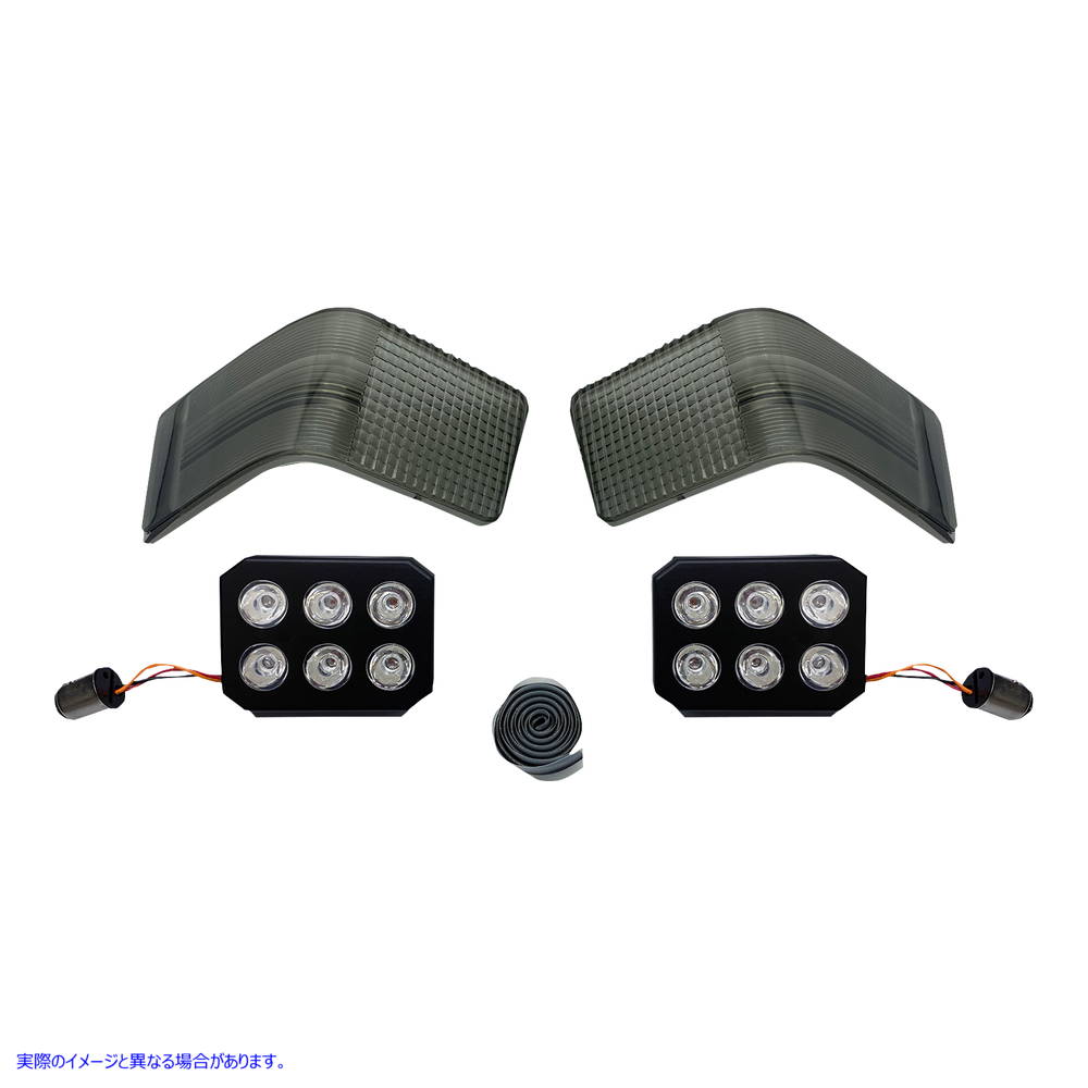 取寄せ LEDライト - ツアーパック - スモーク カスタムダイナミクス LED Light - Tour-Pak - Smoke CD-TP-13-S 20101490