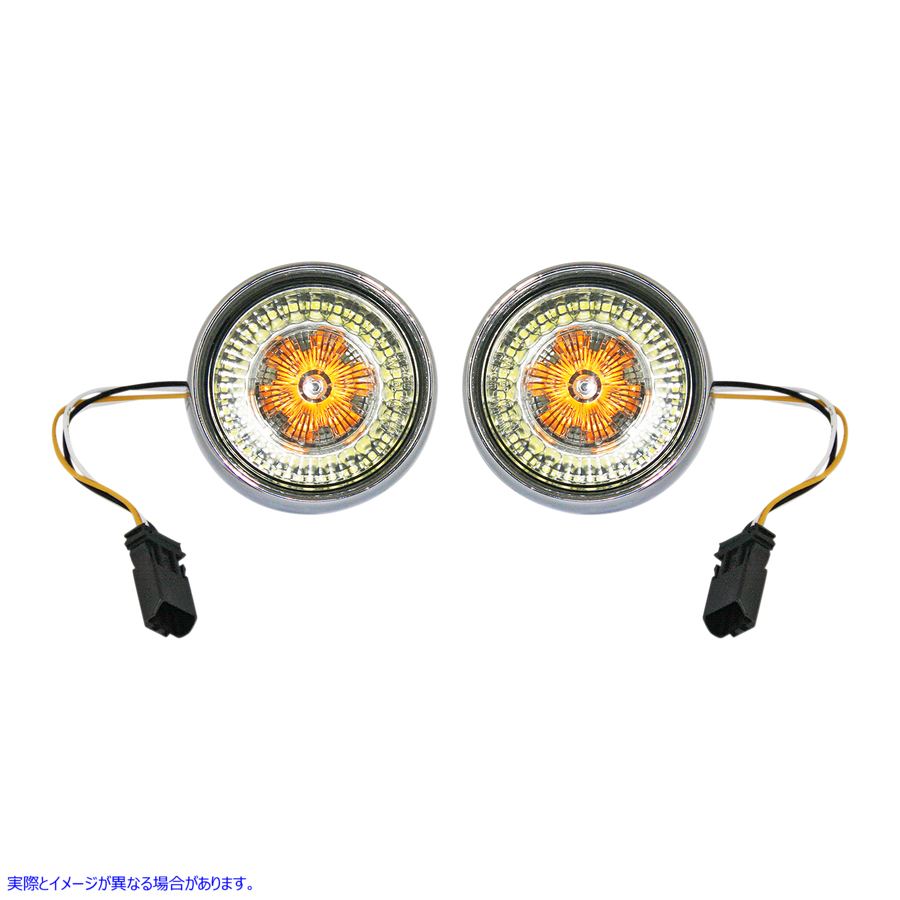 取寄せ バレットターンシグナル - JAE CVO - クローム - スモークレンズ カスタムダイナミクス Bullet Turn Signal - JAE CVO - Chrome - Smoke Lens PB-BB-AW-JAECS 20201593