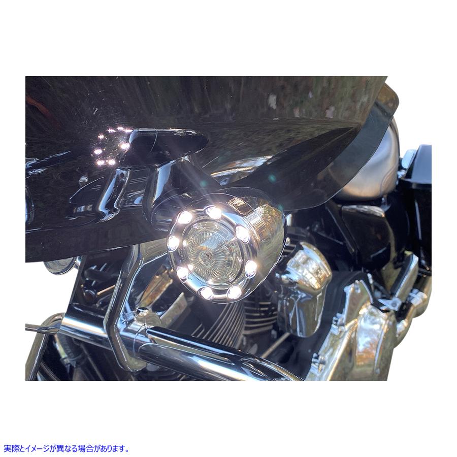 取寄せ バレットターンシグナル 1157 - クローム - スモークレンズ カスタムダイナミクス Bullet Turn Signal 1157 - Chrome - Smoke Lens PB-BR-RR-57-CS 20201880