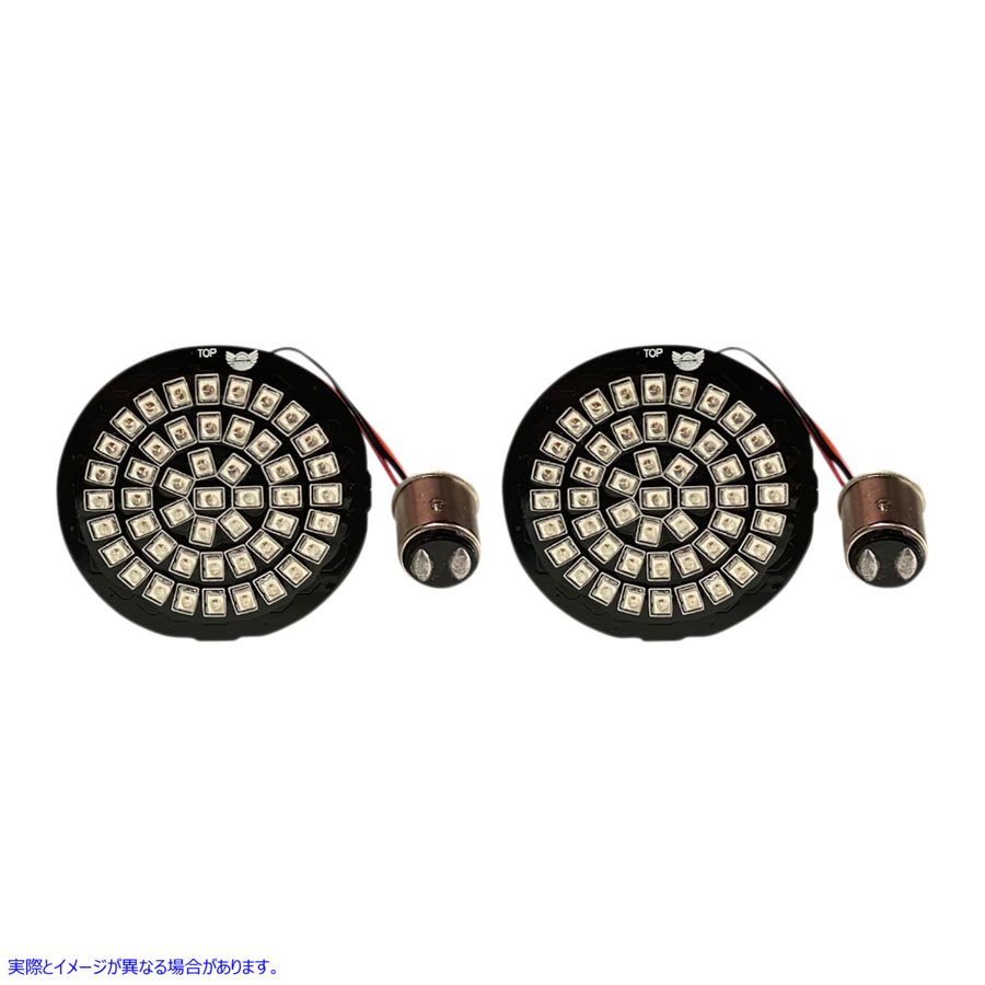 取寄せ LEDリアターンシグナルインサート - レッド - 1157 カスタムダイナミクス LED Rear Turn Signal Insert - Red - 1157 GEN-4-RR-1157 20201909