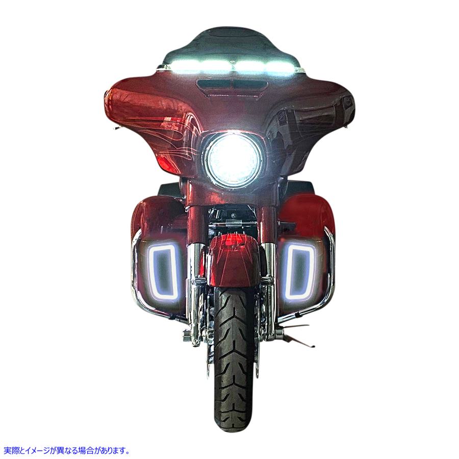 取寄せ 下部フェアリングライトインサート カスタムダイナミクス Lower Fairing Light Inserts CD-LF-AW-B 20201919