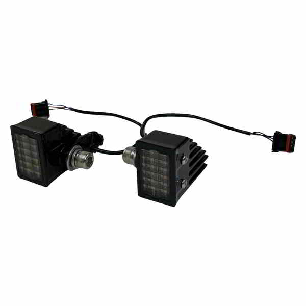 【並行輸入品】 カスタムダイナミクス LEDターンシグナル - フロント - グロスブラック CD-LRST-FTS-B 20202216