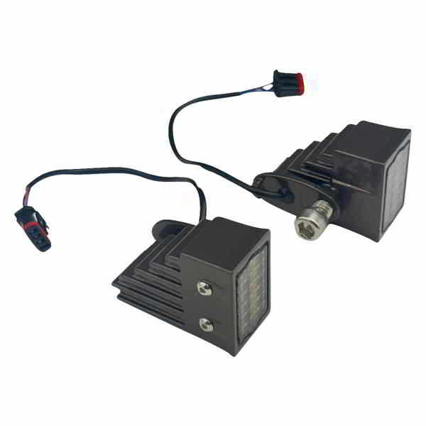 【並行輸入品】 カスタムダイナミクス LEDターンシグナル - フロント - ダークブロンズ CD-LRST-FTS-D 20202217