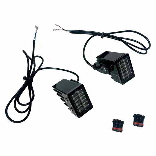 【並行輸入品】 カスタムダイナミクス リアストラットマウント LED ターンシグナル - ブラック、スモークレンズ CD-RTS-18ST-B 20202292