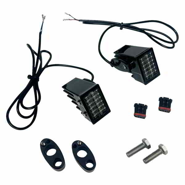 【並行輸入品】 カスタムダイナミクス ウィンカー - 赤色LED - スモークレンズ CD-RTS-HD-B 20202298