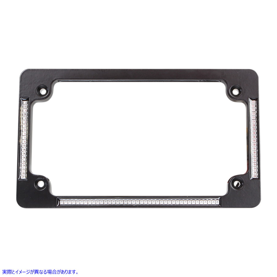 取寄せ ナンバープレートフレーム - ブラック カスタムダイナミクス License Plate Frame - Black TF04-B 20300767