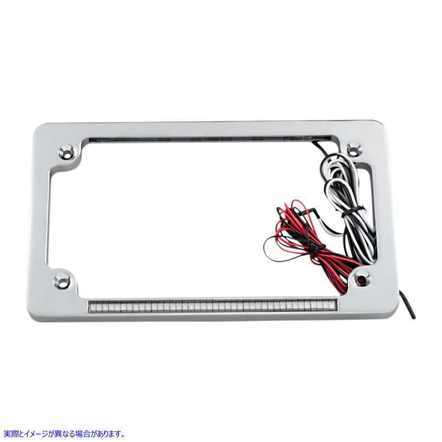 パーツデポ / 取寄せ デュアルLEDナンバープレートフレーム カスタムダイナミクス Dual License Plate Frame