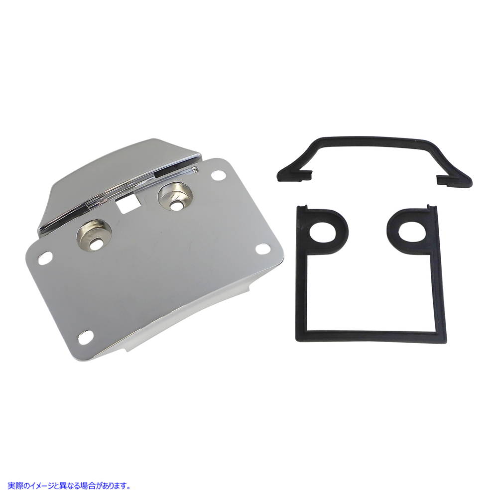 取寄せ ナンバープレートマウント - CVO - クローム カスタムダイナミクス License Plate Mount - CVO - Chrome CD-CVO-MOUNT-C 20301960