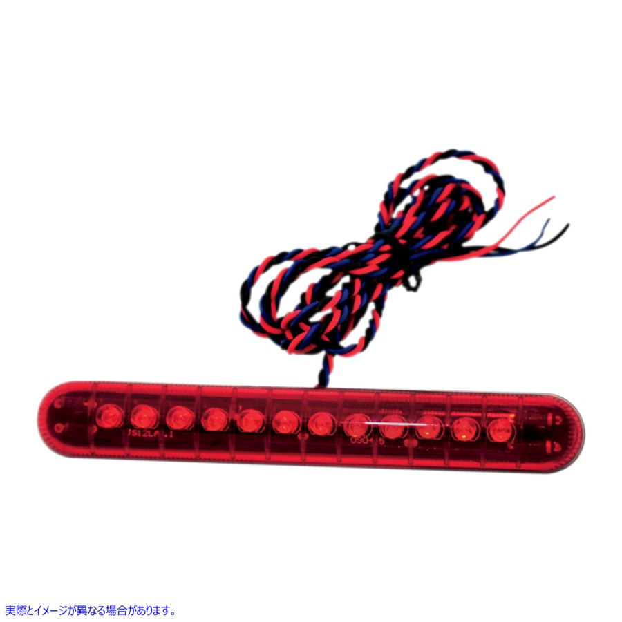 取寄せ ナイトライデルズライトバー カスタムダイナミクス Dual Intensity LED Light Bar - Non-Sequential with Flashing Brake - Red LB03 20400648