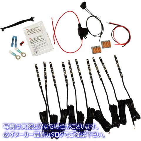 取寄せ MagicflexR2 クルーザー LED エンジンキット - ブルー カスタムダイナミクス Magicflex-R2 Cruiser LED Engine Kit - Blue M2SB1BLUE 20401561