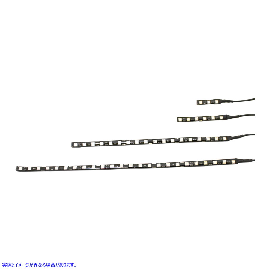 取寄せ MagicFLEX2R ライトストリップ - 24 LED - ブルー カスタムダイナミクス MagicFLEX2R Light Strips - 24 LED - Blue MQ24BLUE 20401570