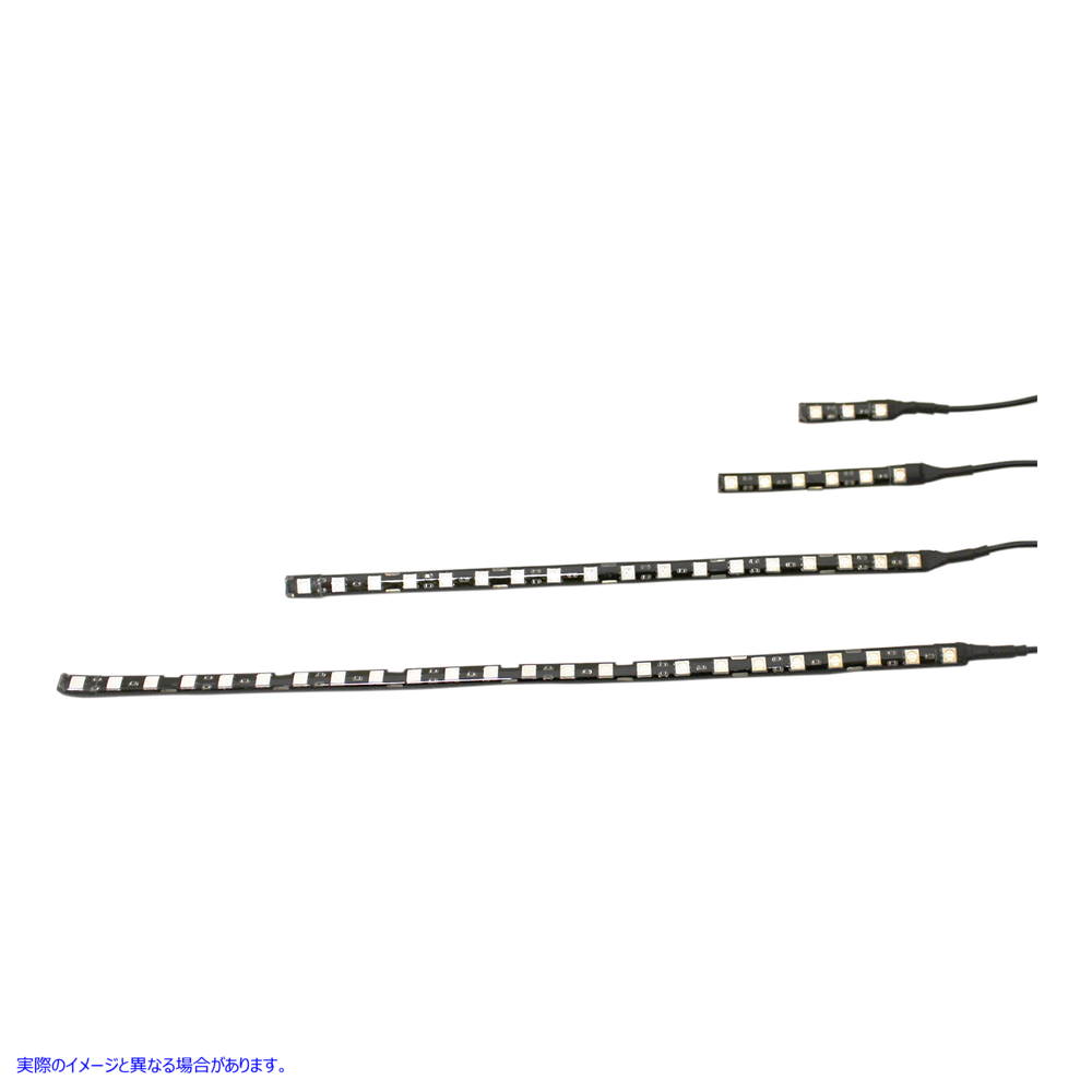 取寄せ MagicFLEX2R ライトストリップ - 24 LED - グリーン カスタムダイナミクス MagicFLEX2R Light Strips - 24 LED - Green MQ24GREEN 20401571