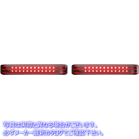 取寄せ サドルバッグライト - SS6 - クローム/スモーク カスタムダイナミクス Saddlebag Lights - SS6 - Chrome/Smoke PB-SB-SS6-CS 20402279