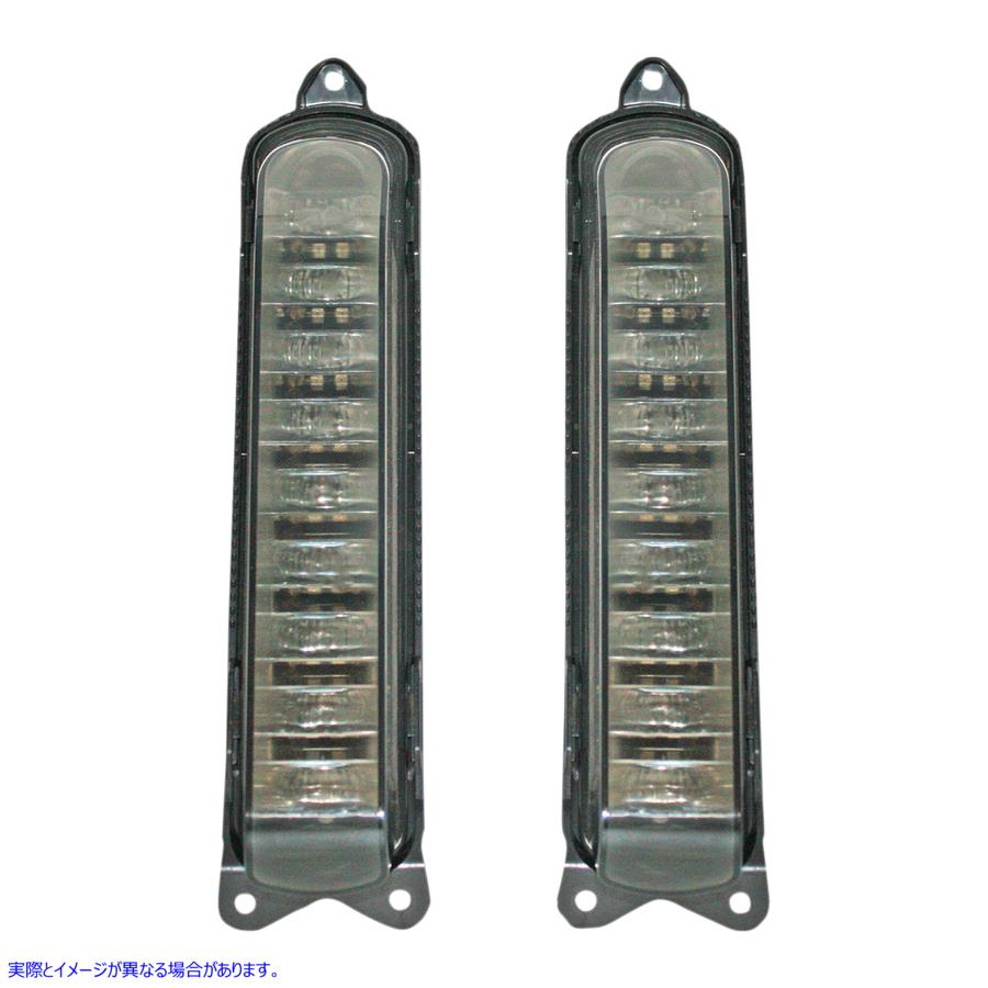 取寄せ ProBEAMR CVO用 LEDテールライトパネル - スモークレンズ カスタムダイナミクス ProBEAMR LED Taillight Panels for CVO? - Smoke Lens PB-CVO-SMOKE 20402381