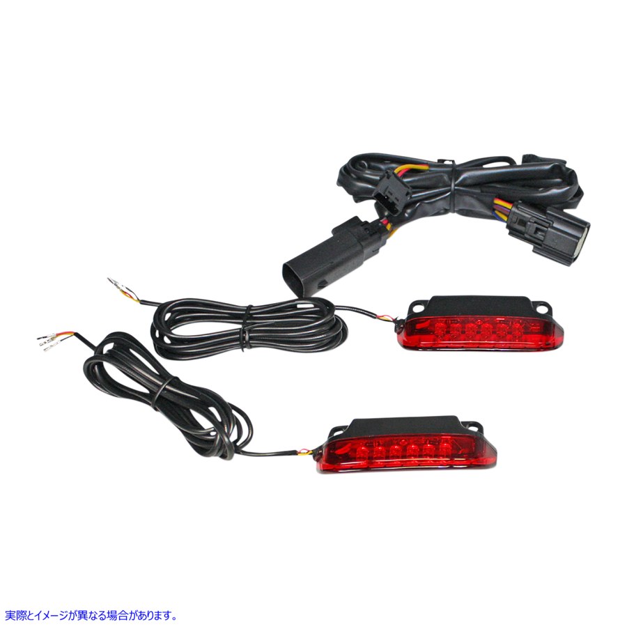 取寄せ 荷物ラックライトバー - 赤 カスタムダイナミクス Luggage Rack Light Bar - Red CD-LR-10-R 20402471