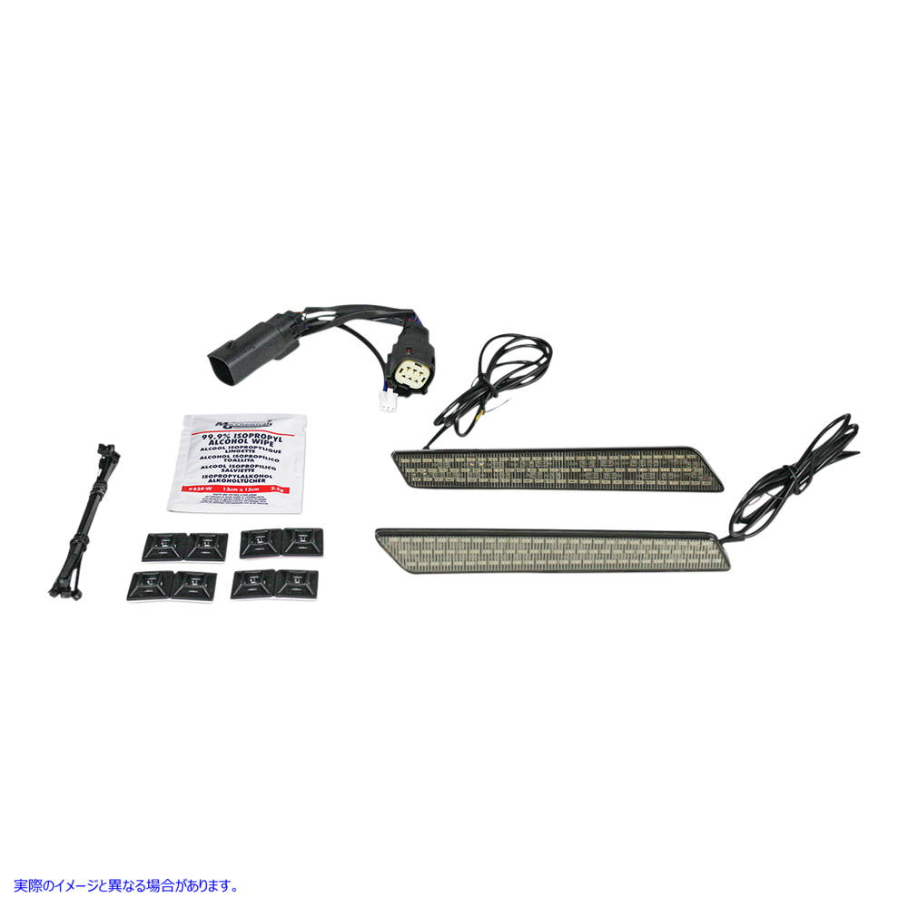 取寄せ サドルバッグラッチライト - SS6 - スモーク カスタムダイナミクス Saddlebag Latch Lights - SS6 - Smoke CD-LATCH-SS6-S 20402480