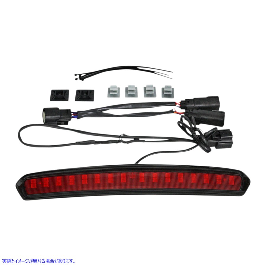 取寄せ ツアーパック リッドライト - ブラック/レッド カスタムダイナミクス Tour Pack Lid Light - Black/Red CD-TP-LID-BR 20402524