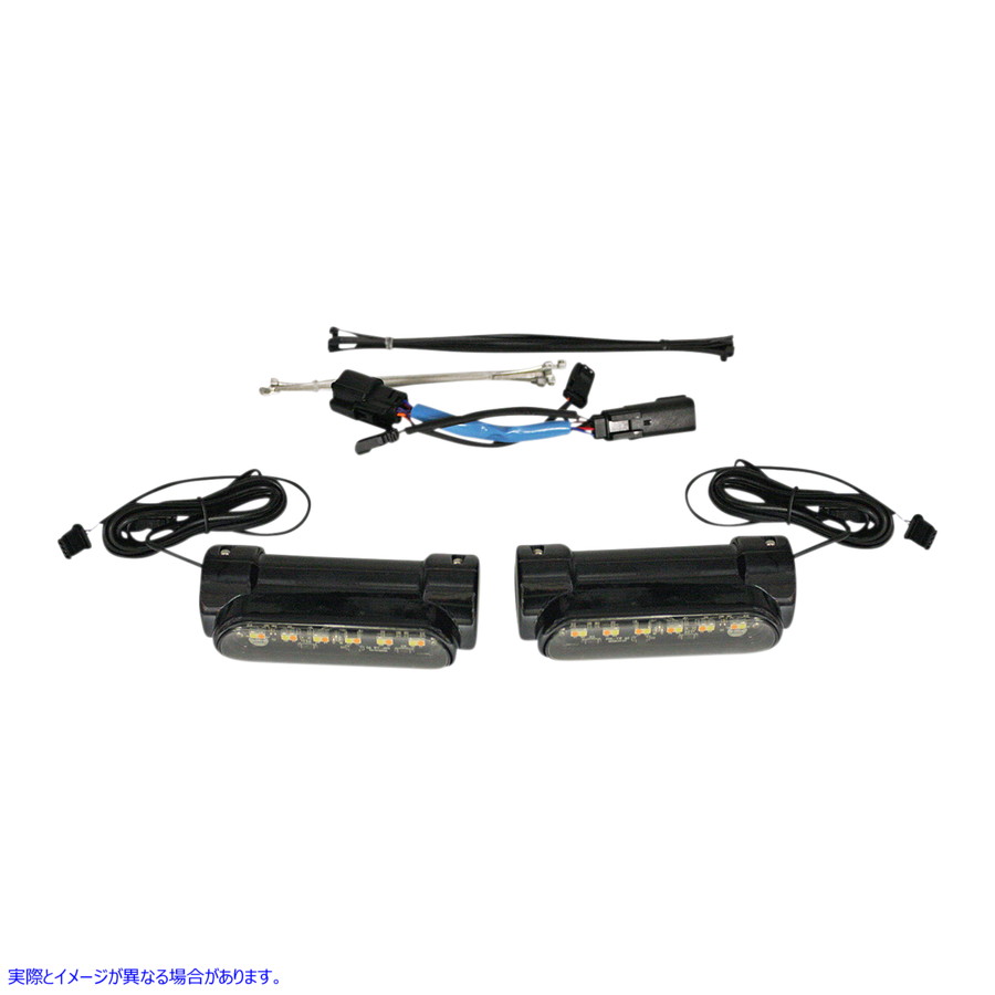 取寄せ エンジンガードライト - 10-13 FLHX - ブラック カスタムダイナミクス Engine Guard Light - Black - '10-'13 FLHX CD-CB-AW-SS6-B 20402531