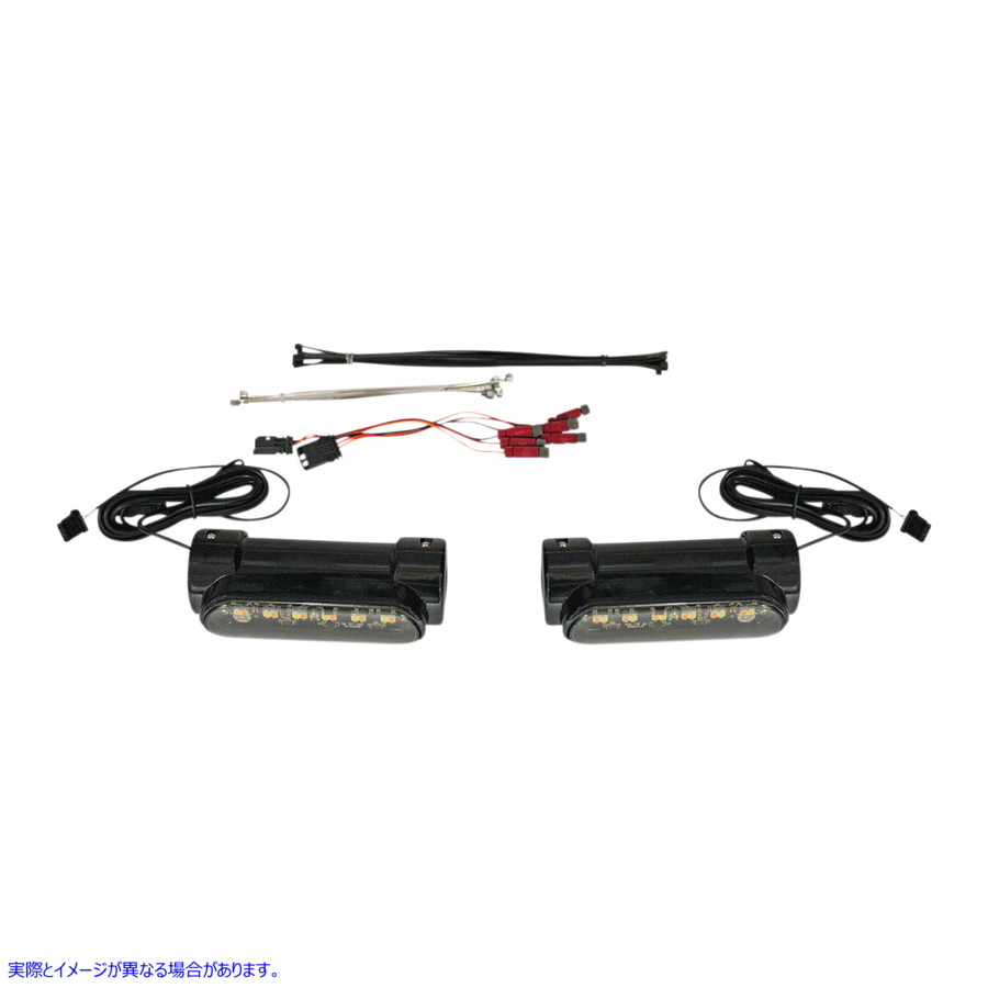 取寄せ エンジンガードライト - ユニバーサル - ブラック カスタムダイナミクス Engine Guard Light - Black - Universal CD-CB-AW-UNV-B 20402537