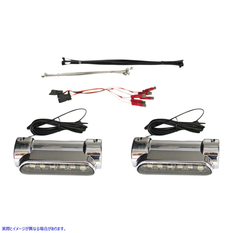 取寄せ エンジンガードライト - ユニバーサル - クローム カスタムダイナミクス Engine Guard Light - Chrome - Universal CD-CB-AW-UNV-C 20402538