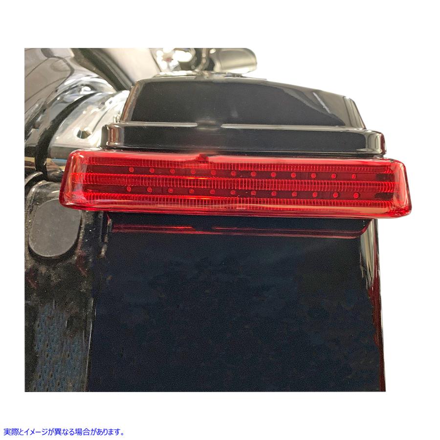 取寄せ サドルバッグ LED ライト - シーケンシャル - ブラック/レッド カスタムダイナミクス Saddlebag LED Lights - Sequential - Black/Red PB-SBSEQ-BCM-BR 20402567