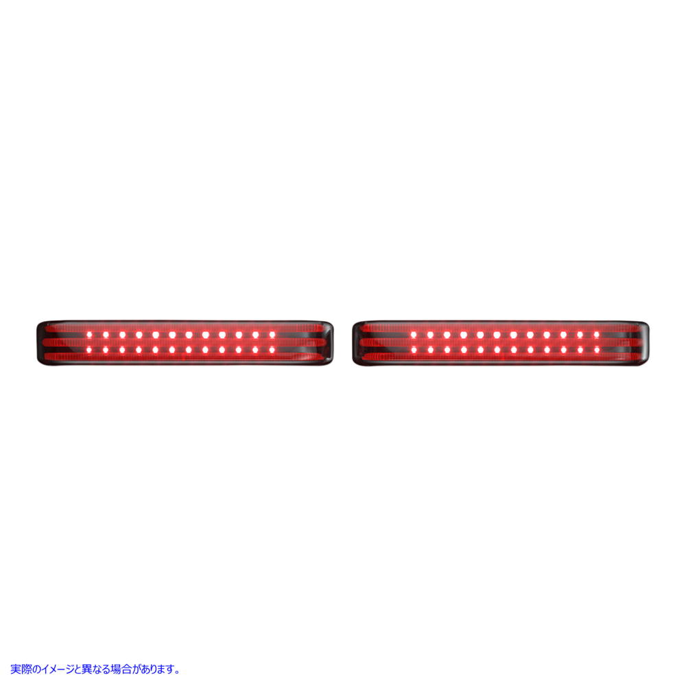 取寄せ サドルバッグ LED ライト - シーケンシャル - クローム/スモーク カスタムダイナミクス Saddlebag LED Lights - Sequential - Chrome/Smoke PB-SBSEQ-HD-CS 20402578