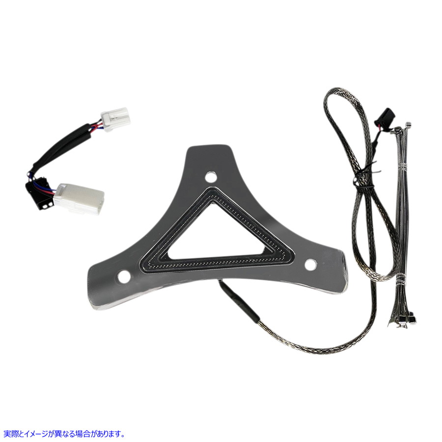 取寄せ LEDバックレストライト - ラン/ブレーキ - クローム カスタムダイナミクス LED Backrest Light - Run/Brake - Chrome CD-BR-BCMXL-C 20402614