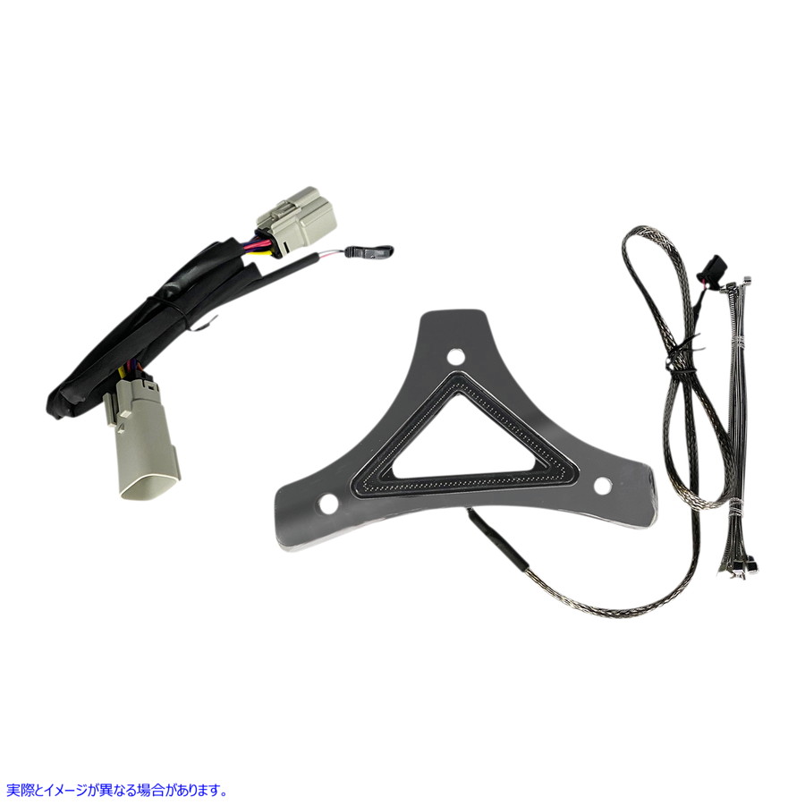 取寄せ LEDバックレストライト - ラン/ブレーキ - クローム カスタムダイナミクス LED Backrest Light - Run/Brake - Chrome CD-BR-TKE-C 20402616