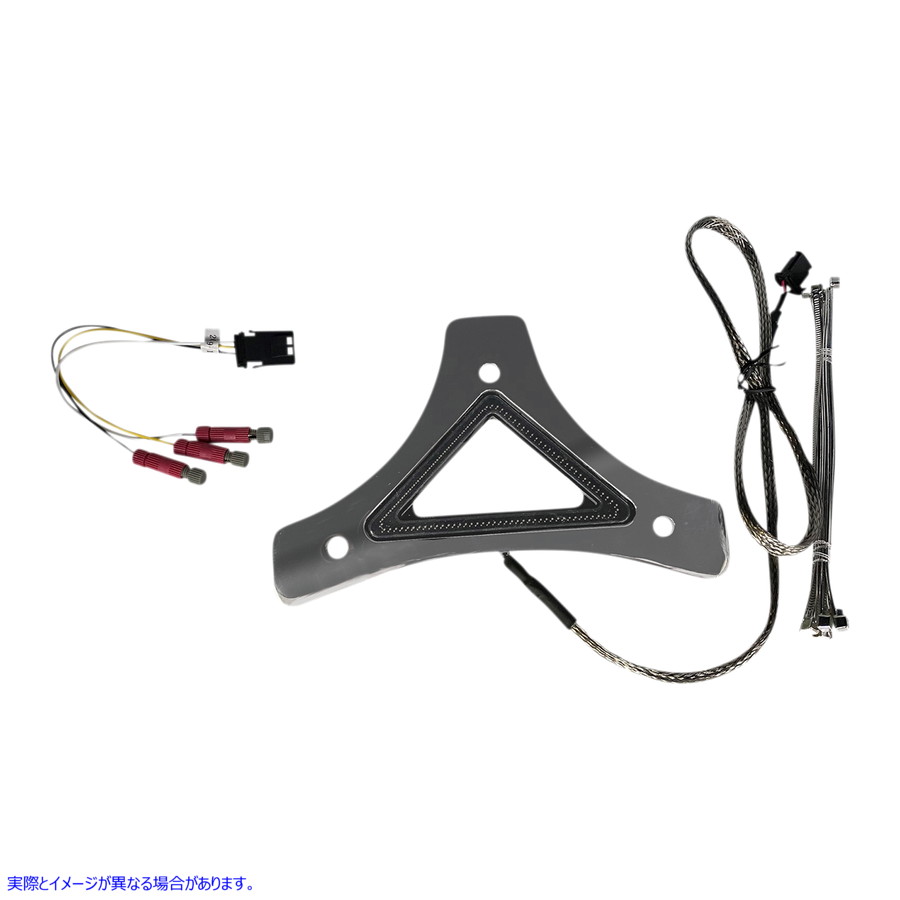 取寄せ LEDバックレストライト - ラン/ブレーキ - クローム カスタムダイナミクス LED Backrest Light - Run/Brake - Chrome CD-BR-UNV-C 20402618