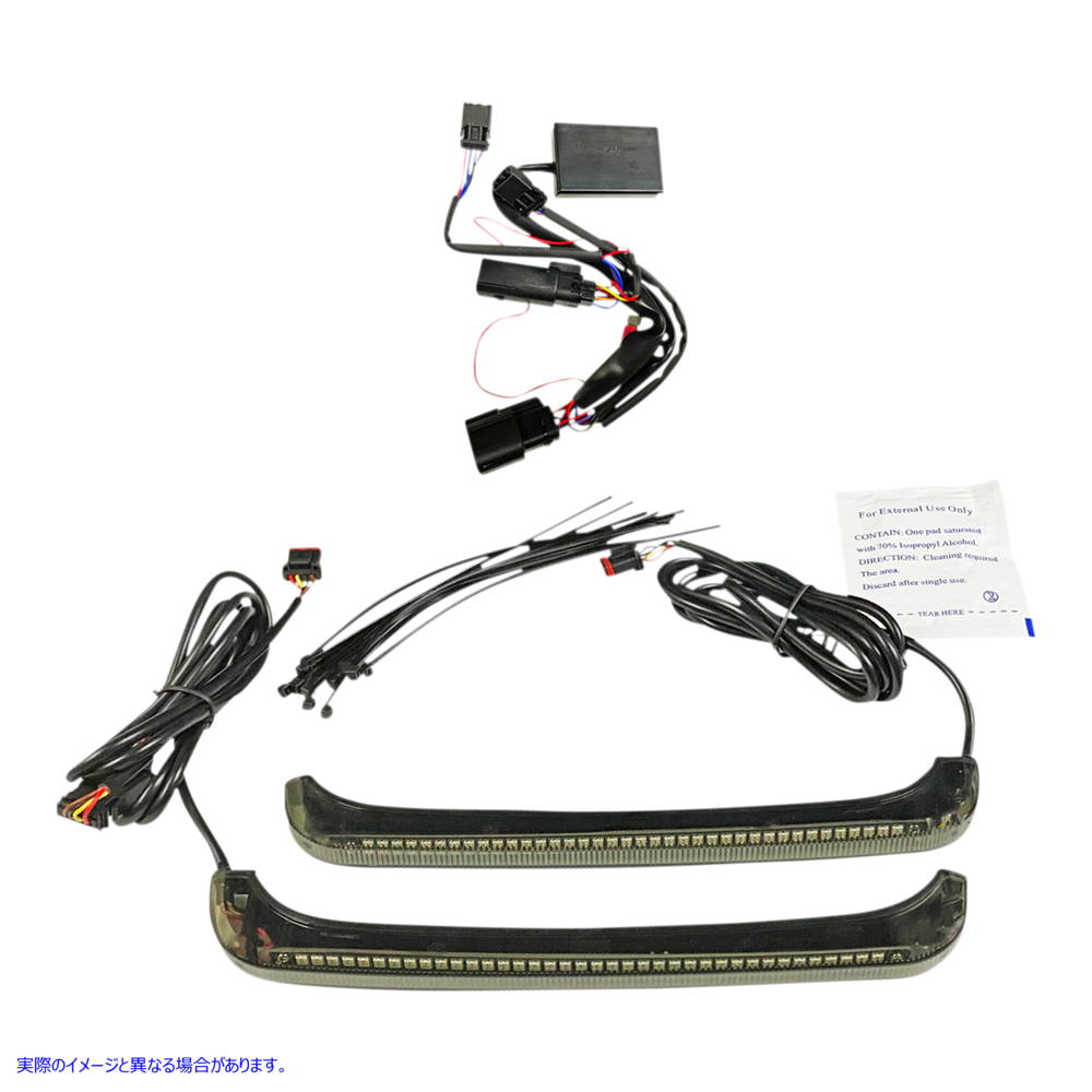 取寄せ サドルバッグライト - スモークレンズ カスタムダイナミクス Saddlebag Lights - Smoke Lens CD-LPDC-BCM-S 20402686