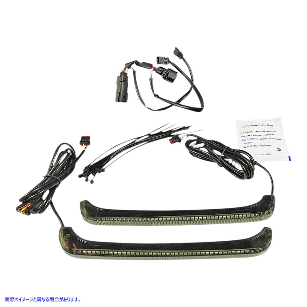 取寄せ サドルバッグライト - スモークレンズ カスタムダイナミクス Saddlebag Lights - Smoke Lens CD-LPDC-BCM4-S 20402687