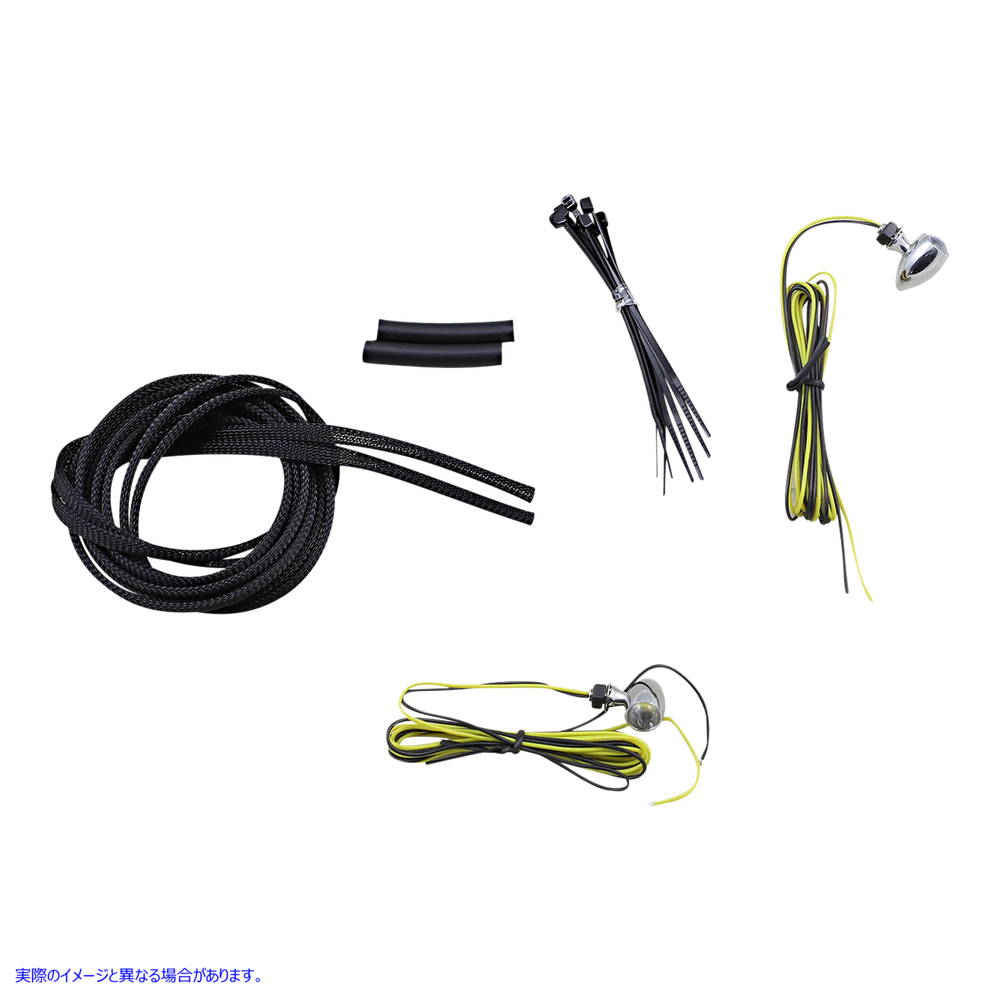 取寄せ マイクロターンシグナル - アンバー - クローム カスタムダイナミクス Micro Turn Signals - Amber -Chrome CD-MICRO-A-C 20402712