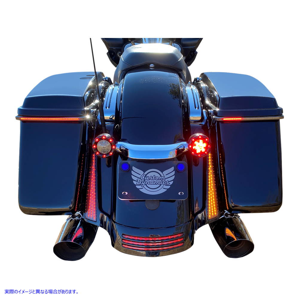 取寄せ デュアルカラーフェイシアLEDパネルライト カスタムダイナミクス Panel Lights - Black - Smoke Lens CD-FASCIADCSS6B 20402722