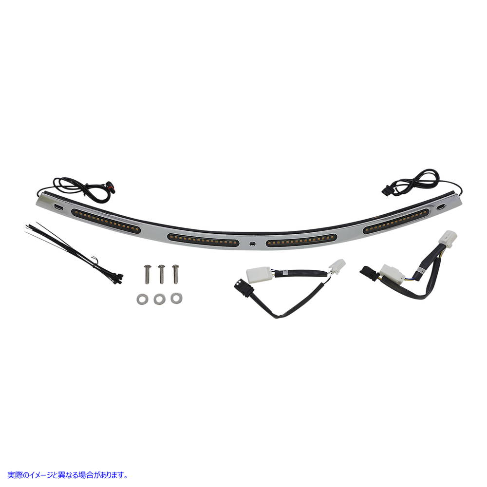 取寄せ フロントガラストリム - クローム カスタムダイナミクス Windshield Trim - Chrome CD-WT2-01-C 20402825
