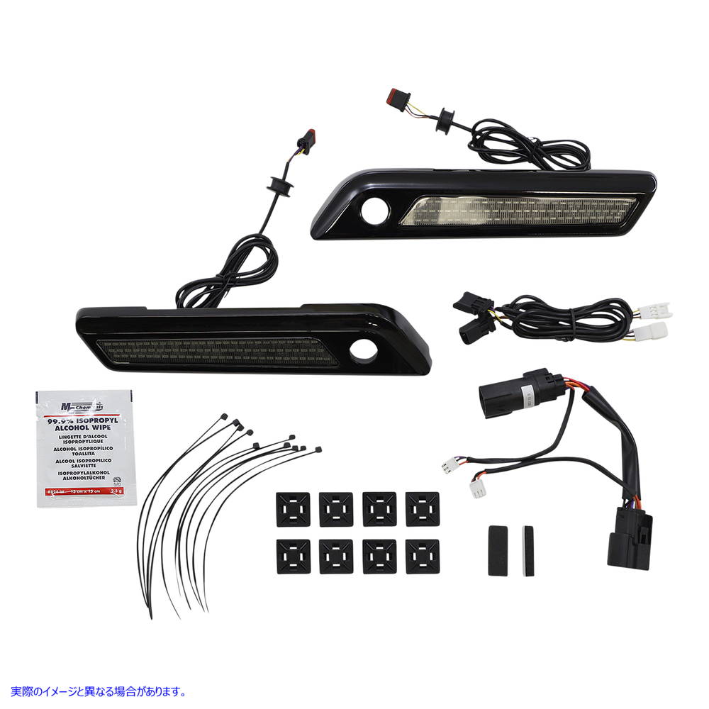 取寄せ ラッチライト - サドルバッグ - スモーク - ブラック カスタムダイナミクス Latch Light - Saddlebag - Smoke - Black CD-SBL-BCM-SB 20402865