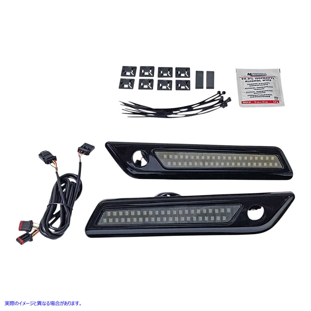 取寄せ ラッチライト - サドルバッグ - デュアルカラー - スモーク - ブラック カスタムダイナミクス Latch Light - Saddlebag - Dual Color - Smoke - Black CD-SBL-DC-SB 20402869