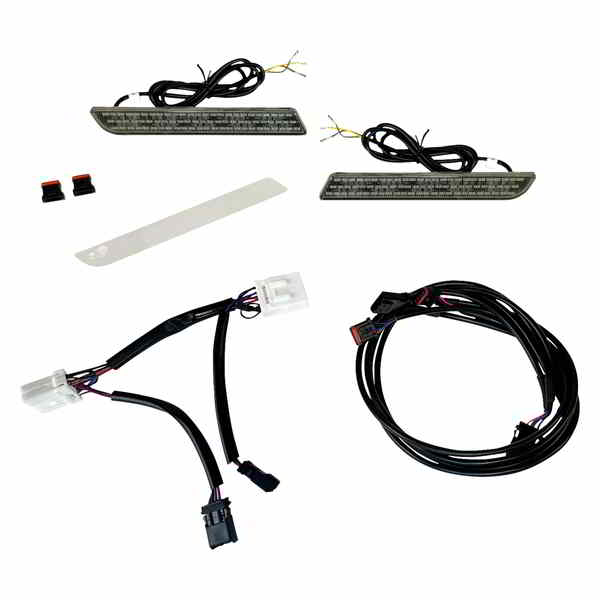 【並行輸入品】 カスタムダイナミクス LEDリフレクターライト - フェンダー - スモーク CD-TKE-REF-13-S 20403238