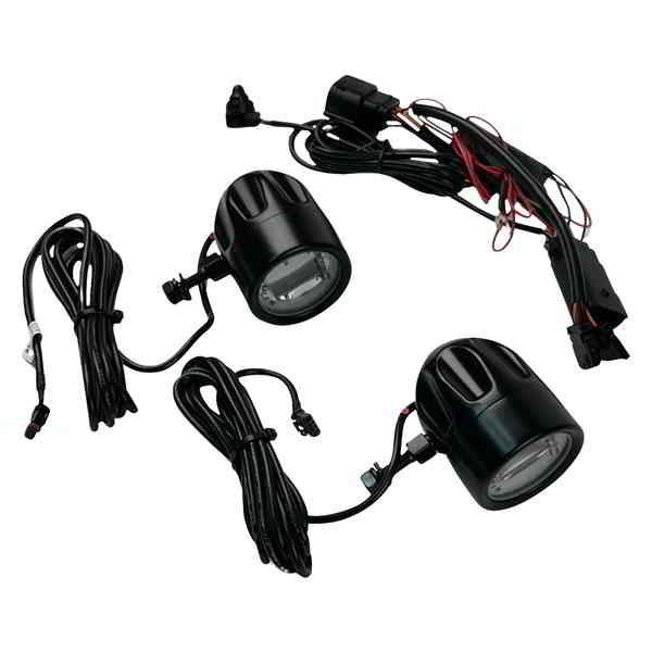 【並行輸入品】 カスタムダイナミクス LEDフォグランプ - ハロー - ブラック PB-FOG-23-B 20403248