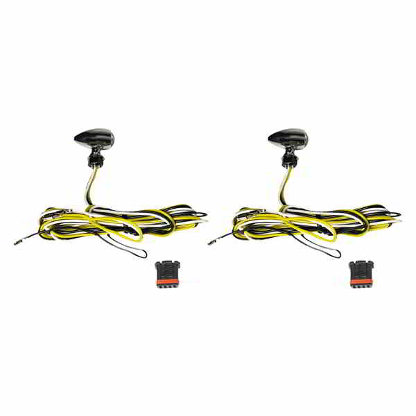 【並行輸入品】 カスタムダイナミクス マイクロバレット型デュアルカラーLEDウインカー CD-MICRO-AW2-C 20403463