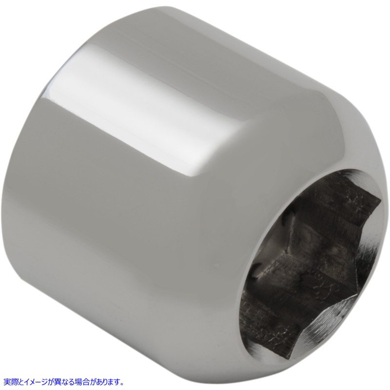 取寄せ クロム車軸ナットとワッシャー ドラッグスペシャリティーズ Axle Nut - Rear - Chrome 0214-0885 02140885