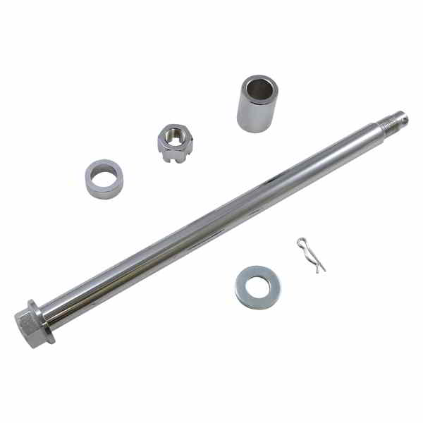 取寄せ アクスルキット - リア - クローム - 00-01 FLT ドラッグスペシャリティーズ Axle Kit - Rear - Chrome - '00-'01 FLT 0214-1964 02141964