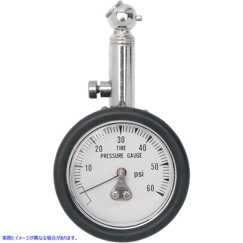 取寄せ タイヤ圧力計 ドラッグスペシャリティーズ Gauge - Pressure - 60PSI - 45 Degrees 0363-0018 03630018